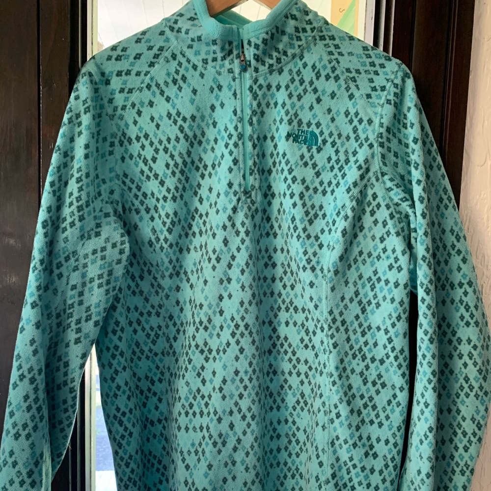 Ladies North Face 1/4 zip fleece XL